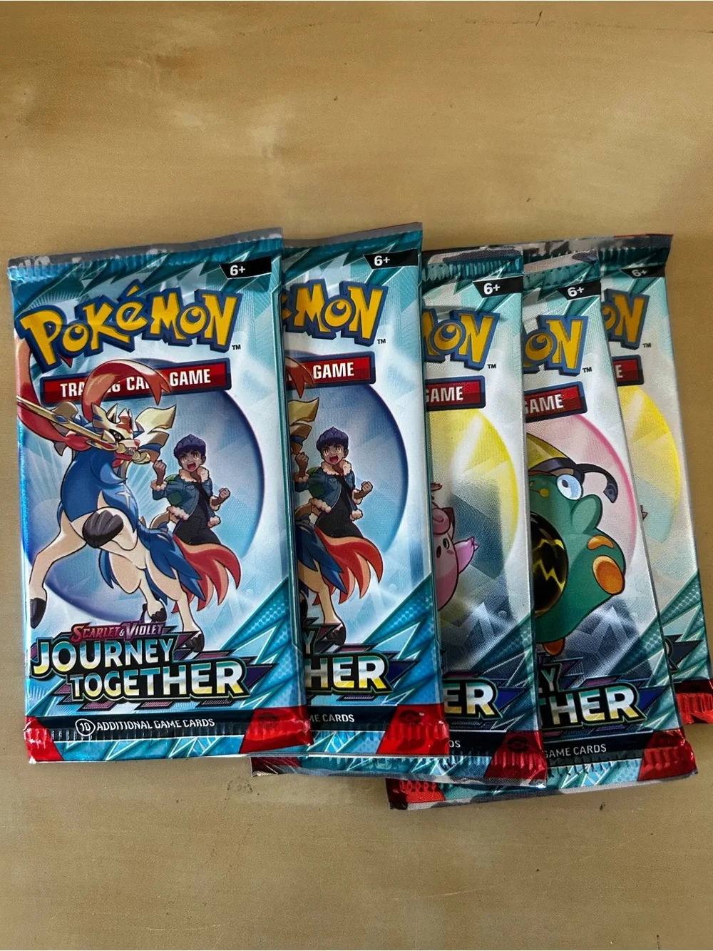 5 Journey Together Booster Packs -‎ Blue and White